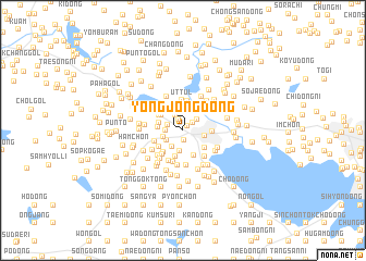 map of Yongjŏng-dong