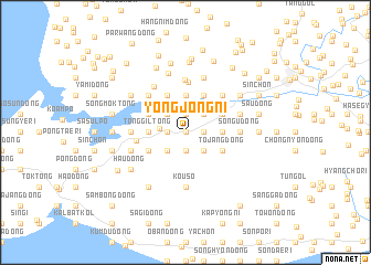 map of Yongjŏng-ni
