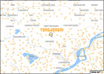 map of Yongjŏng-ni