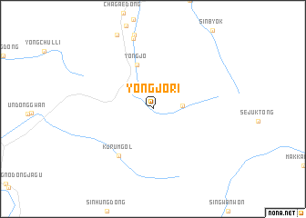 map of Yŏngjŏ-ri