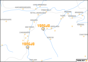 map of Yŏngjŏ
