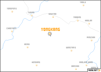 map of Yongkang