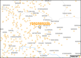 map of Yŏngnang-gol