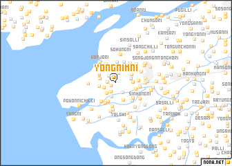 map of Yongnim-ni