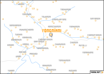 map of Yongnim-ni