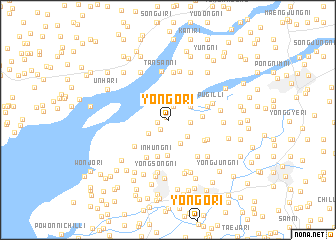 map of Yongo-ri