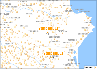 map of Yongsal-li