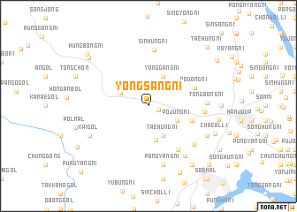 map of Yongsang-ni