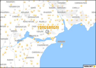 map of Yongsang-ni