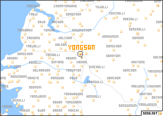 map of Yongsan