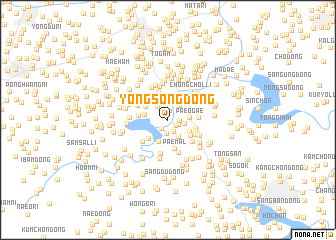 map of Yongsŏng-dong