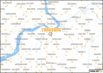 map of Yongsŏng