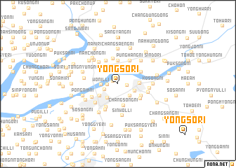 map of Yongsŏ-ri