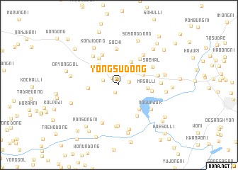 map of Yongsu-dong