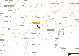 map of Yŏngung-ni