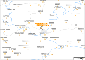 map of Yŏngwŏl