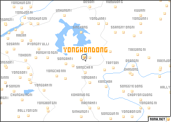 map of Yongwŏn-dong