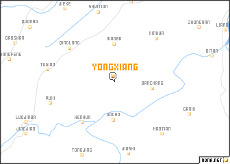 map of Yongxiang