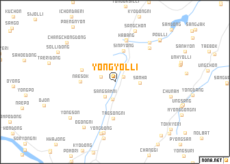 map of Yongyŏl-li