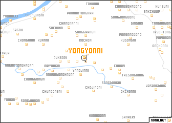 map of Yongyŏn-ni