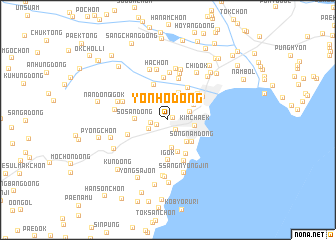 map of Yŏnho-dong