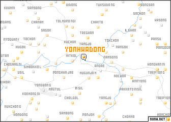 map of Yŏnhwa-dong