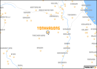 map of Yŏnhwa-dong