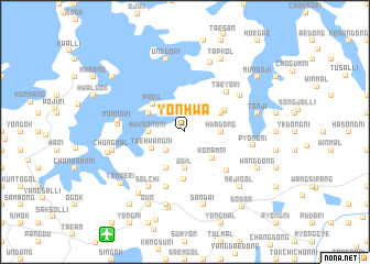 map of Yŏnhwa
