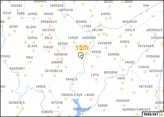 map of Yoni