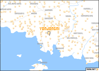 map of Yŏnjŏng-ni