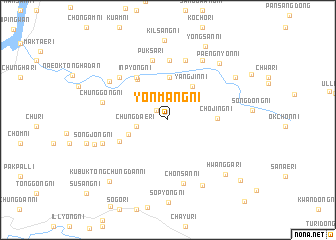 map of Yŏnmang-ni