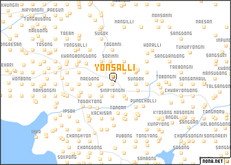 map of Yŏnsal-li