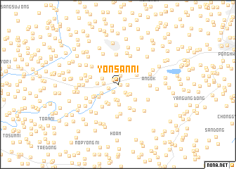 map of Yŏnsan-ni