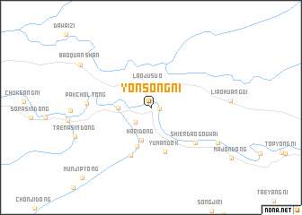 map of Yŏnsong-ni