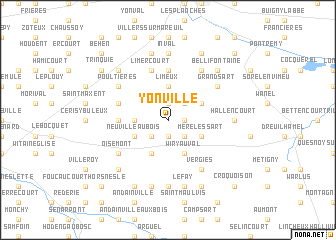 map of Yonville