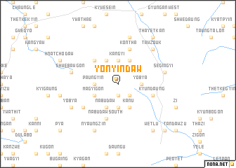 map of Yonyindaw