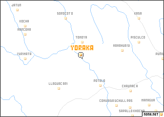 map of Yoraka