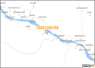 map of Yorez Koyra