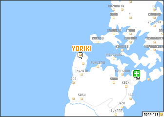 map of Yoriki