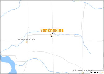 map of Yorkrakine