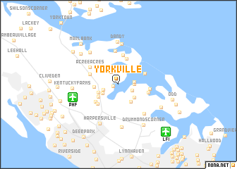 map of Yorkville