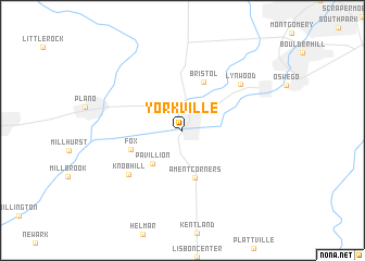 map of Yorkville