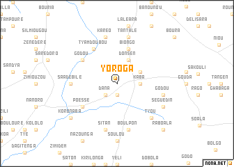 map of Yoroga