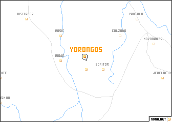 map of Yorongos