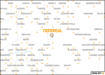 map of Yoro Peul