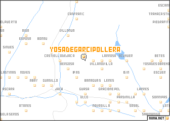 map of Yosa de Garcipollera