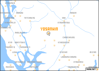 map of Yosanwin