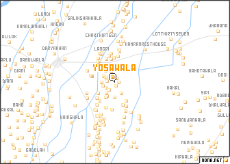 map of Yosāwāla