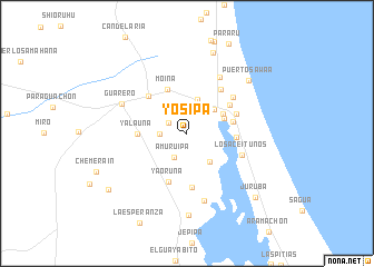 map of Yosipa