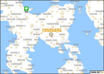 map of Yŏsŏ-dong